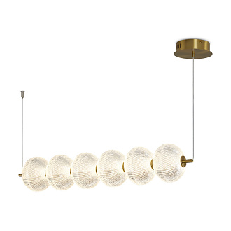 Светильник 82 см, 22W, 3000K, Freya Awella FR6135PL-L22BT, латунь