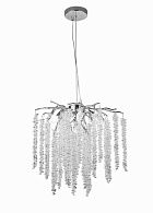 Люстра Ø450 x H400, мм, 6*40W (240W), SV (Серебро) Rilon P6022/D450 SV