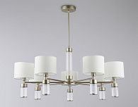 Люстра с абажурами на штанге **74- см, 7*E14*40W, K, Ambrella Light High Light LH71303, золото