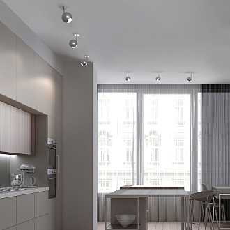 Встраиваемый светодиодный светильник серебро 9926 LED Elektrostandard