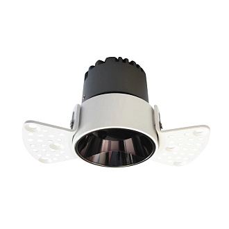 Встраиваемый светильник 10,6*7 см, 1*LED, 7W, 4000К, Favourite Mortise 4418-1C черный