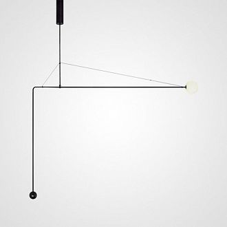 Подвесной светильник LINES L 195*195*144 см, 1*G4*20W, ImperiumLoft LINES-11, Чёрный