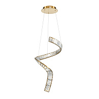 Подвесной светильник 45*45*374 см, LED, 48W, 3000К, Maytoni Krone P097PL-L48BS3K латунный