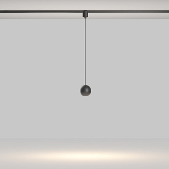 Трековый подвесной магнитный светильник 7 см, 8W, 3000K, Maytoni Sfera TR165-1-8W3K-M-B, черный