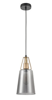 Подвесной светильник  16*154 см, 1*E27 черный, латунь Vele Luce Roberto VL5552P21