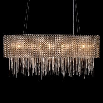 Подвесная люстра 85 см, Loft IT Opera 10406/850L, никель
