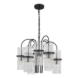 Подвесная люстра 67*209 см, 9*E14*40W, ST-Luce Tasse SL6145.403.09, черный