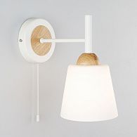 Бра со стеклянным плафоном 25 см Eurosvet Fresco 70085/1 белый