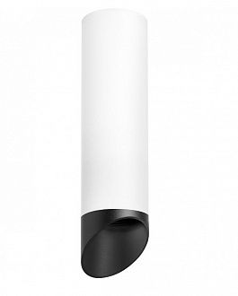 Светильник 8*8 см, GU10 50W, Lightstar Rullo R649687, белый-черный