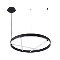 Люстра 80*7 см, 1 LED*45W, 4000 К, Arte Lamp Ricco A1874SP-45BK, Черный