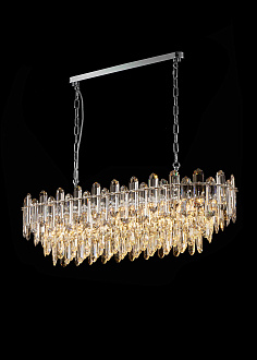 Люстра 1000*350*280, 10*E14, 40W NewRgy Cristallo B1-L1000*W350*H280 Chrome, Хром