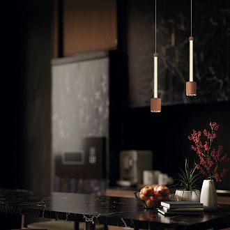 Подвесной светильник 8,5*191,1 см, *LED*7W, 3000K, Mantra Fugaz MAN8948, коричневый