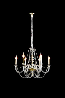 Люстра Ø670 x H650, мм, 6*40W (240W), GOLD (Золото) NewRgy 8295/6G GOLD