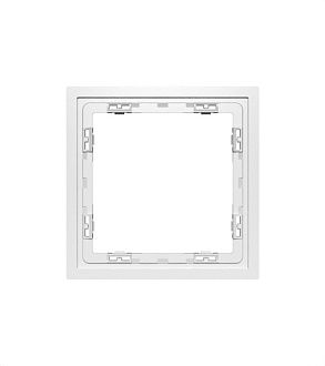 Рамка пластиковая Voltum S70 на 1 пост, белый матовый пластик Soft touch VLS100102