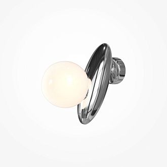 Бра 20,5*10*-17,5 см, 1*G9*28W, Maytoni Resonance MOD482WL-01PT, Платина