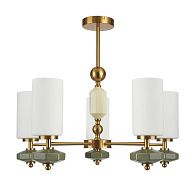 Люстра на штанге 63 см, Lumion Moderni Mila 8427/5C, латунь