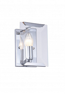 Бра Divinare 1100/02 AP-1, хром-хрусталь