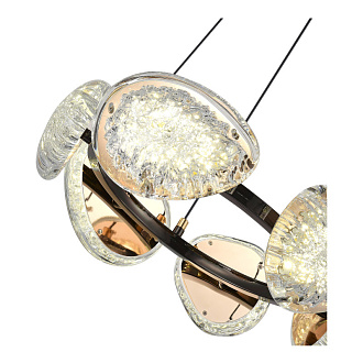 Подвесная люстра 40*200 см, LED, 48W, 4000К, ST-Luce ENIGMA SL6018.203.48 черный