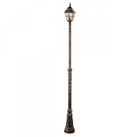 Уличный светильник 18*18*225 см, 1*E27 коричневый Arte Lamp Madrid A1542PA-1BN