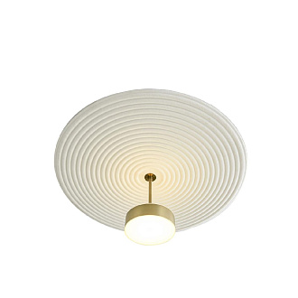 Подвесной светильник 80 см, 20W, 3000K, Odeon Light Felt 7035/20CL, бронза