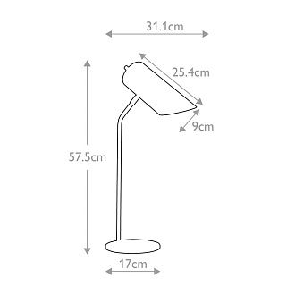 Настольная лампа Elstead Lighting, Арт. QUINTO-TL-GPN