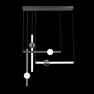 Светильник 120*12 см, 4*LED*30W, 3000К Loft It 5053-F Crescent, Хром