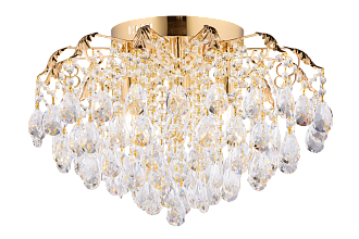 Люстра Ø560 x H360, мм, 6*40W (240W) + 6*3W (18W), FGD (ЗОЛОТО) Rilon 1504/6+6 FGD