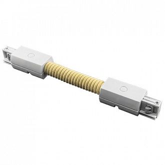 Соединитель трековый трехфазный Lightstar BARRA 504156 регулируемый гибкий БЕЛЫЙ, шт