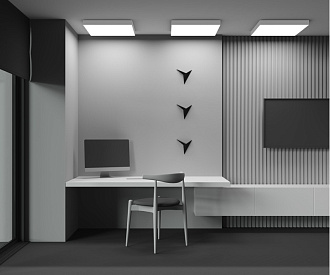 Светильник 60 см, 90W, 3000K, Maytoni Zon C032CL-90W3K-SQ-W, белый