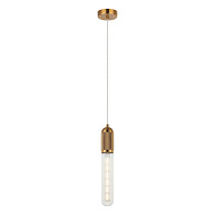 Подвесной светильник Lussole LSP-8784, 10*50 см, бронзовый