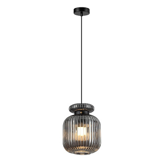 Подвес 22*22*148,5 см, 1 E27*60W, Odeon Light Jugi, черный 5042/1B