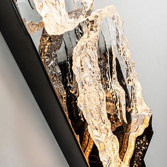Бра 11*6*-44 см, *LED*8W, 3000-6000K, Modestyle  MS.2413.440 BK, Чёрный, Золото