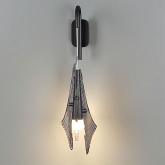 Бра 17,5*12,5*26,6-45 см, 1*LED*6W, 3000K, Odeon Light Afalina 5442/6WL, черный