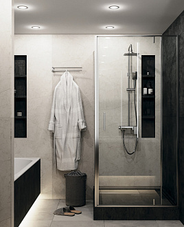 Светильник, 17/15,5 см, 12W, 2800-6000К, 1100Lm Maytoni Stockton DL016-6-L12W, встраиваемый LED белый, вр 15,5 см
