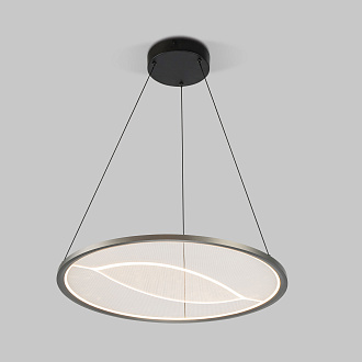 Подвесной светильник 59,5*59,5*150 см, LED*30W, 4000K, Eurosvet Occhio 40027/1 LED, серый;черный, a069309