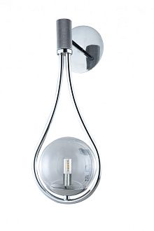 Бра 16*20*44 см, 1*G9 хром Vele Luce Fleet VL5194W01