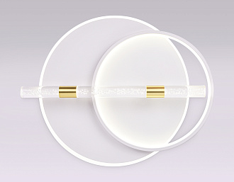 Светильник 56,5*46*9,25 см, LED 72W, 3000К, белый, золото, прозрачный Ambrella Comfort LineTech FL5007