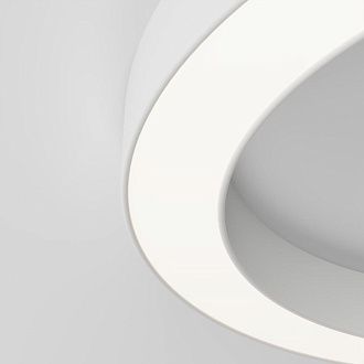 Потолочный светильник 60 см, 45W, 4000K, Maytoni Technical Lua C093CL-45W4K-W, белый