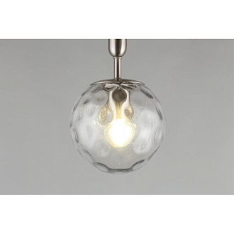 Подвесной светильник 15*50-150 см, 1*E27, 60W, Aployt Lora APL.728.16.01, никель