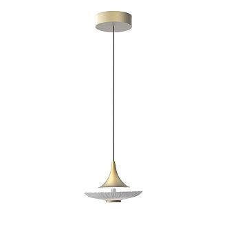 Подвес 15*150 см, 1*LED, 6W, 4000K, Favourite Wilet 4657-1P, золотой матовый