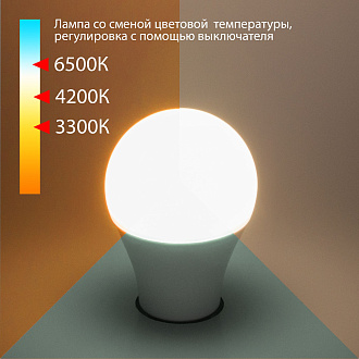 Светодиодная лампа /Classic LED D 13W 3300/4200/6500K E27 А60 BLE2745 Elektrostandard