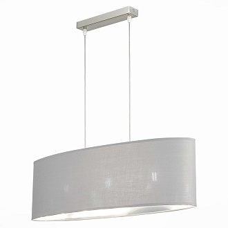 Светильник подвесной 75*22 см, 120W,  EVOLUCE  BRESCIA SLE300533-03  Никель