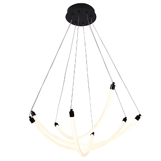Подвесная люстра 67 см, 36W, 3000-6500K, F-Promo Hammock 4468-4P, черный