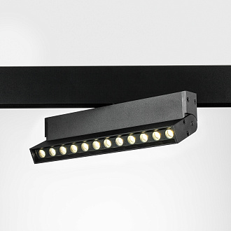 Светильник поворотный направленного света д/ трека Uno 2,2*12 см, 12W, 4000K, Lightstar Uno 259047, Черный матовый