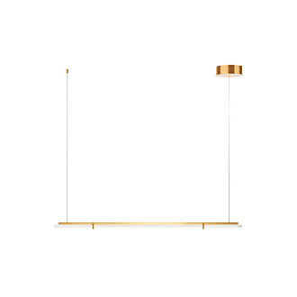 Линейный светильник 120*18*310 см, LED, 20W, 3000К, Maytoni Plume MOD340PL-L20BS3K латунный