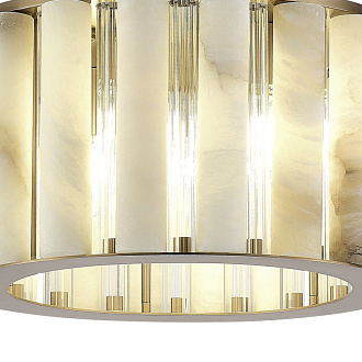 Накладная люстра 40*23,4 см, E14, 40W, ST-Luce DELIGHT SL1516.302.06 бронзовый