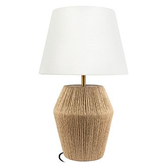 Настольная лампа 43 см, LOFT IT Jute 10517T, коричневый-бежевый