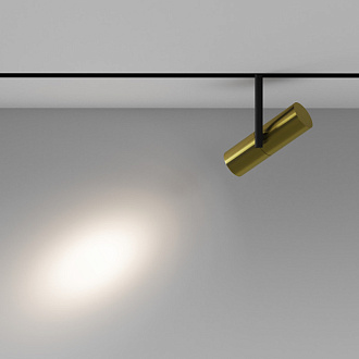 Светильник на шине 5,2*5,2*23,2 см, LED, 12W, 4000К, Maytoni Technical Elti TR005-2-12W4K-BBS латунный
