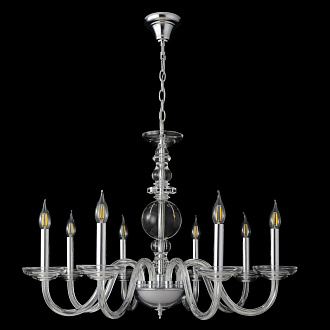 Светильник 80 см, Crystal Lux ARABESQUE SP8 CHROME, хром