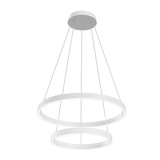 Подвесная люстра 60*60*134 см, LED, 56W, 3000К-4000К, Maytoni Rim MOD058PL-L55WK белый